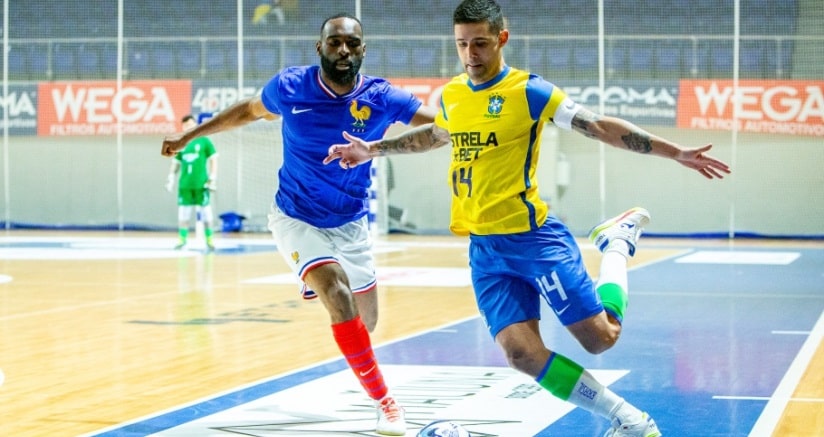 Futsal: Brasil sofre revés para França em amistoso