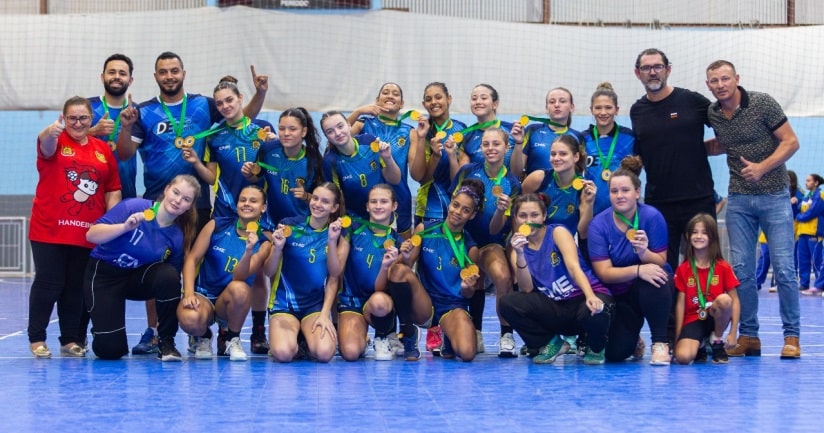 Handebol: Massaranduba é a melhor equipe cadete do Sul do Brasil
