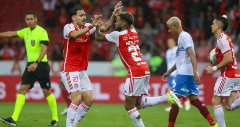 Futebol: Inter vira sobre o Bahia no Beira-Rio pelo Brasileirão