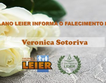 Plano Leier informa o falecimento de Veronica Sotoriva