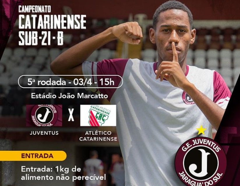 Futebol: Juventus sub-21 encara o Atlético Catarinense no estadual