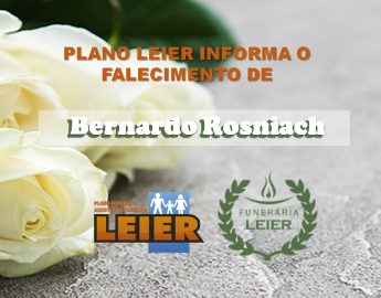 Plano Leier informa o falecimento de Bernardo Rosniach