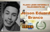 Plano Leier informa o falecimento de Jeison Eduard Branco