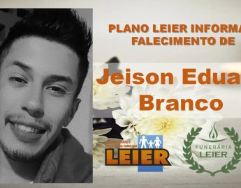 Plano Leier informa o falecimento de Jeison Eduard Branco