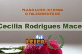 Plano Leier informa o falecimento de Cecilia Rodrigues Maceni