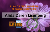 Plano Leier informa o falecimento de Alida Daren Lisenberg