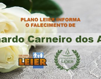 Plano Leier informa o falecimento de Leonardo Carneiro dos Anjos
