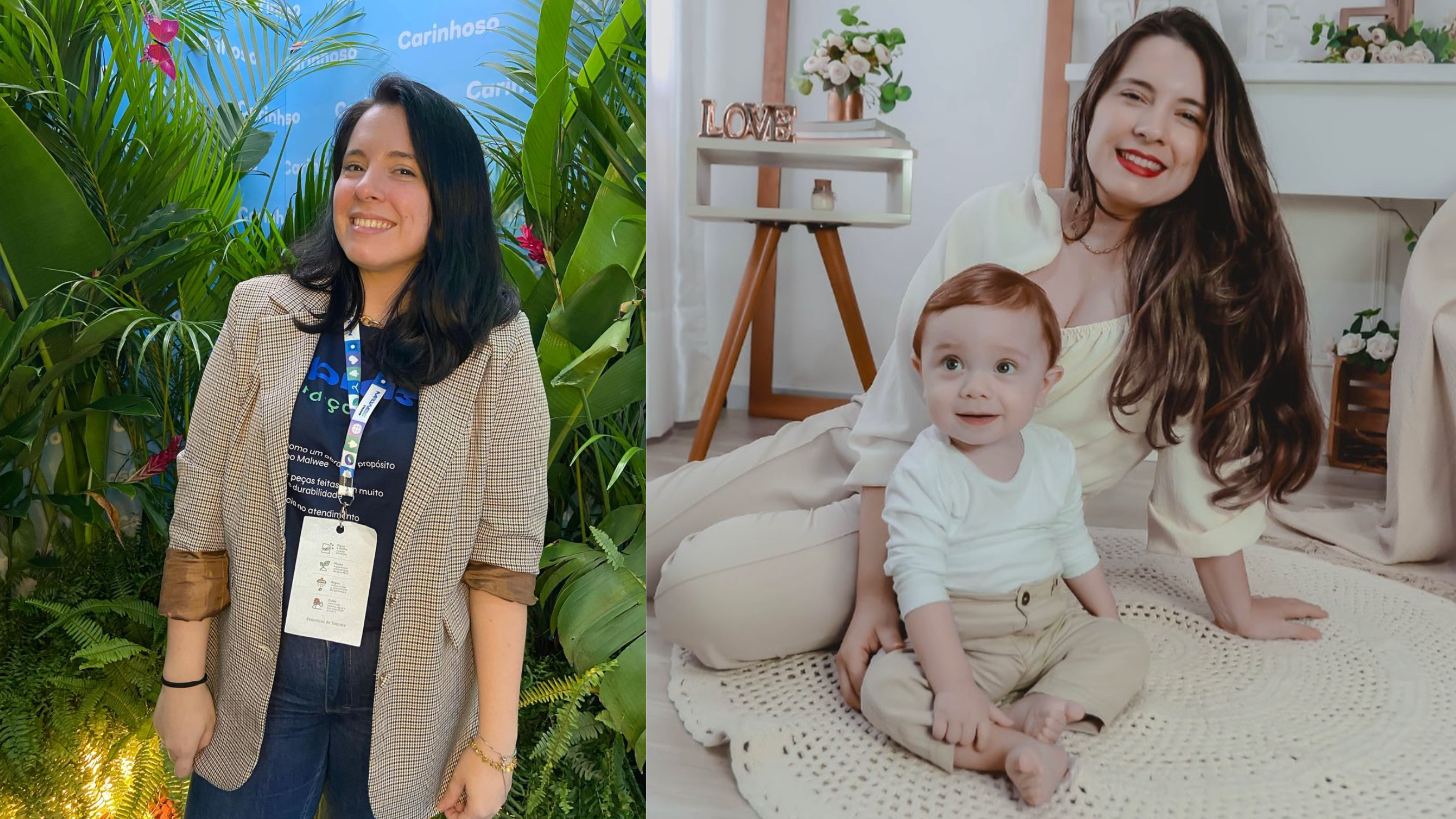 Isadora Lenartovicz da SIlva, mãe e estilista no grupo Malwee