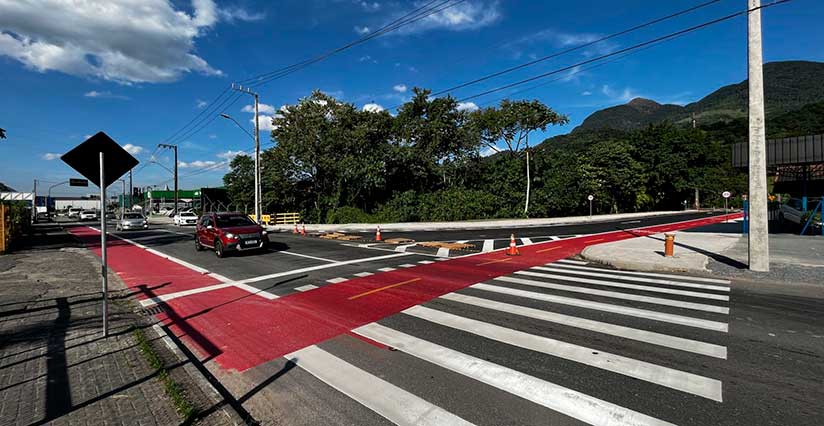 Nova via facilita acesso de caminhões no Ilha da Figueira
