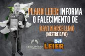 Plano Leier informa o falecimento de Davi Marcellino (Mestre Davi)