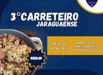 Futebol: Clube Jaraguaense promove 3º Carreteiro neste fim de semana
