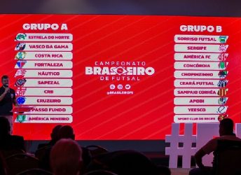 Futsal: Campeonato Brasileiro terá transmissão em quatro locais