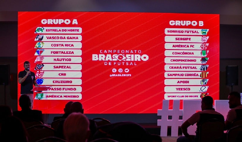 Futsal: Campeonato Brasileiro terá transmissão em quatro locais