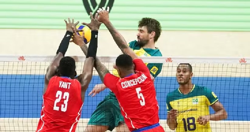 Vôlei: Brasil perde para Cuba na abertura da Liga das Nações