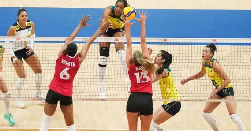 Vôlei: Brasil vence o Canadá na abertura da Liga das Nações