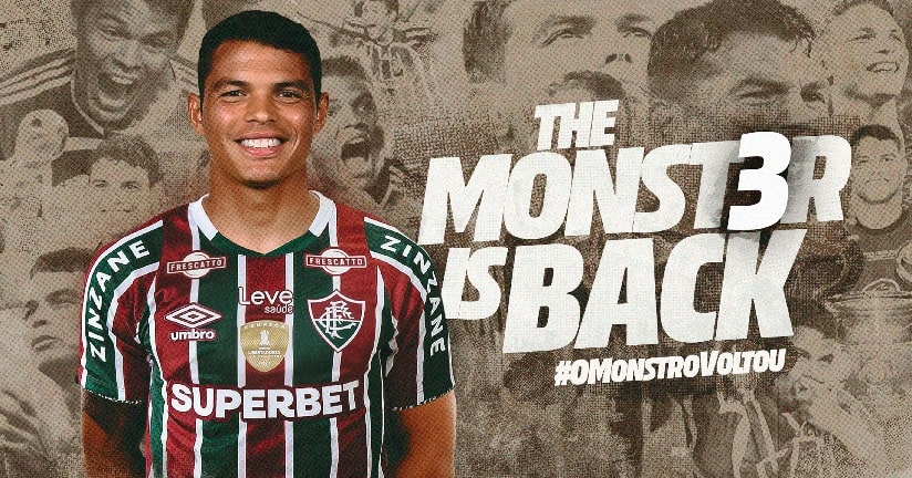 Futebol: Fluminense confirma a contratação de Thiago Silva