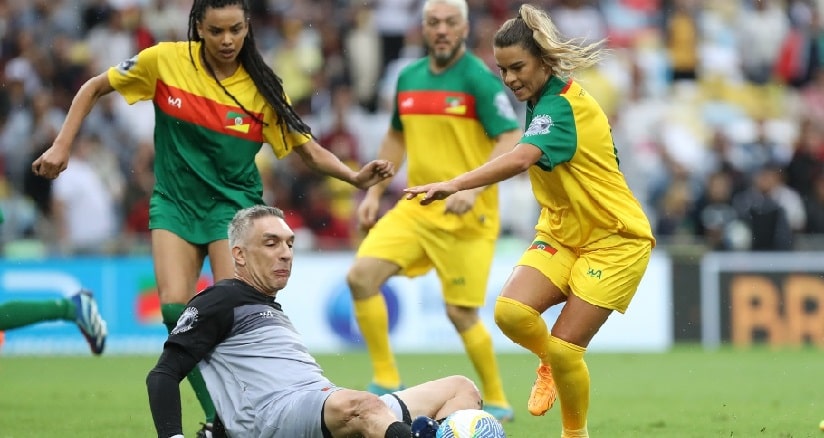 Futebol Solidário: 10 gols em campo e corrente de apoio aos gaúchos
