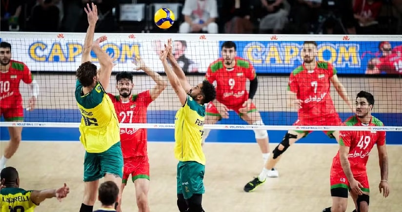 Vôlei: Brasil leva susto, mas bate Irã e vence a 4ª na Liga das Nações