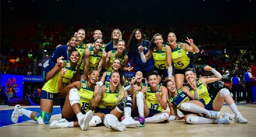 Vôlei: Brasil vence Polônia, assume liderança e vai às quartas de final da VNL