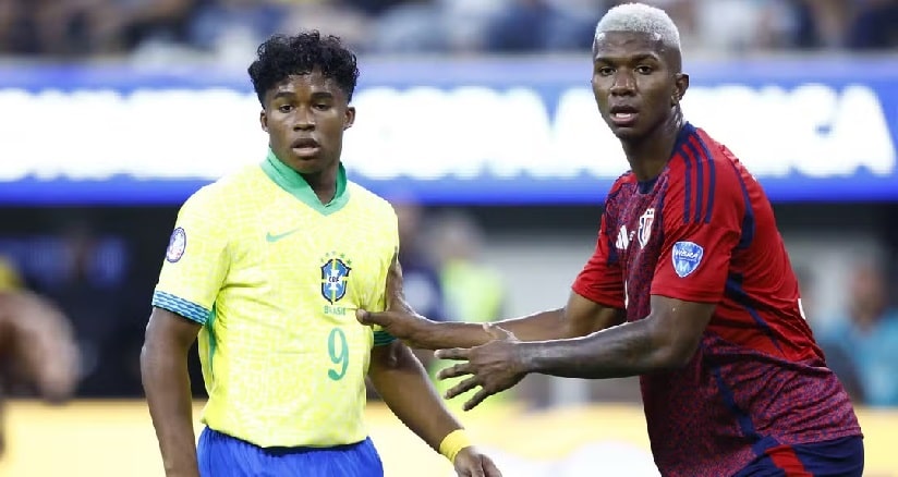 Futebol: Brasil pressiona, esbarra na retranca da Costa Rica e fica no empate