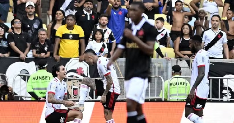 Futebol: Flamengo atropela o Vasco e aplica a sua maior goleada na história do clássico