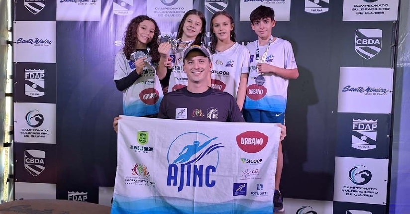 Natação: Jaraguaenses sobem ao pódio no Sul-Brasileiro