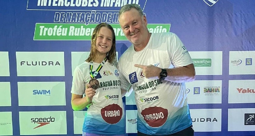 Natação: Jaraguaenses sobem ao pódio no brasileiro infantil