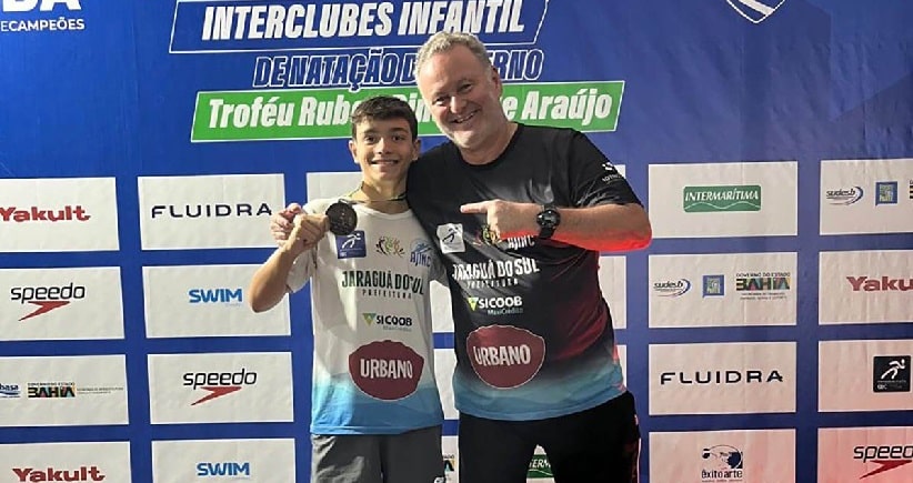 Natação: Jaraguaenses sobem ao pódio no brasileiro infantil