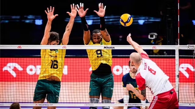 Vôlei: Brasil perde para a Polônia e cai nas quartas de final da Liga das Nações