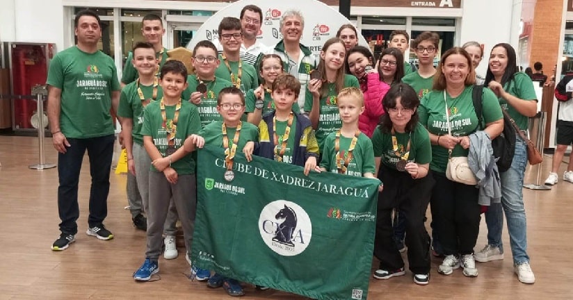 Xadrez: CXJa/Secel soma pódios em torneios de Penha e Blumenau