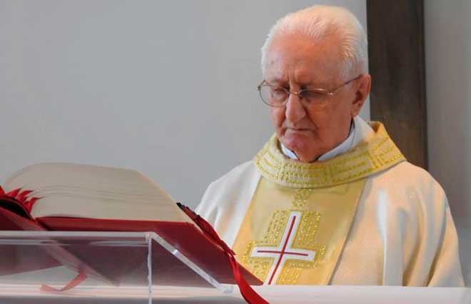 Padre Alirio Pedrini completa jubileu de diamante como presbítero dehoniano