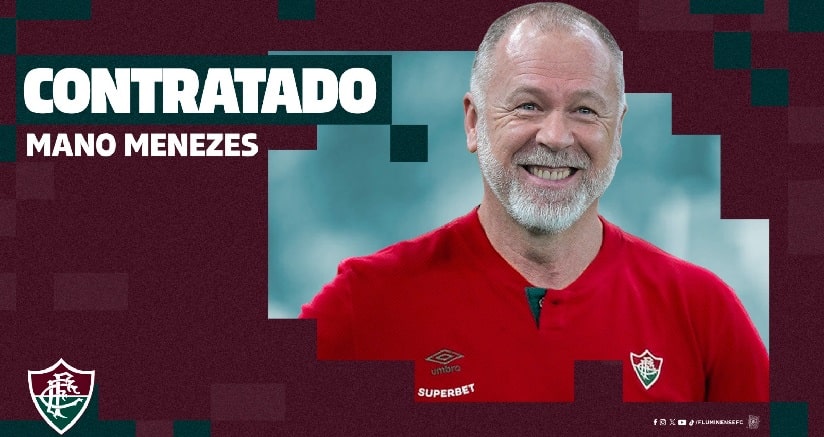 Futebol: Mano Menezes é o novo técnico do Fluminense