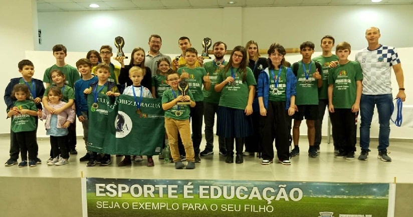 Xadrez: Jaraguá do Sul conquista três títulos no Circuito Rápido de Guaramirim