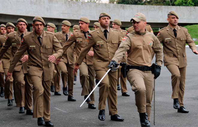 Curso de formação de sargentos da PMSC é encerrado em Jaraguá