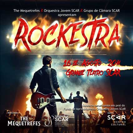 Rockestra será atração nesta  sexta-feira com banda e orquestras
