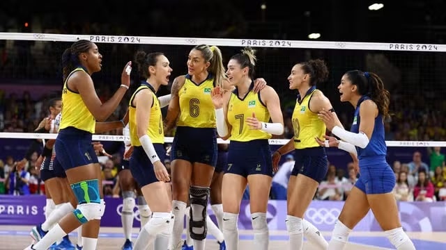 Vôlei: Brasil bate a República Dominicana e vai às semifinais das Olimpíadas