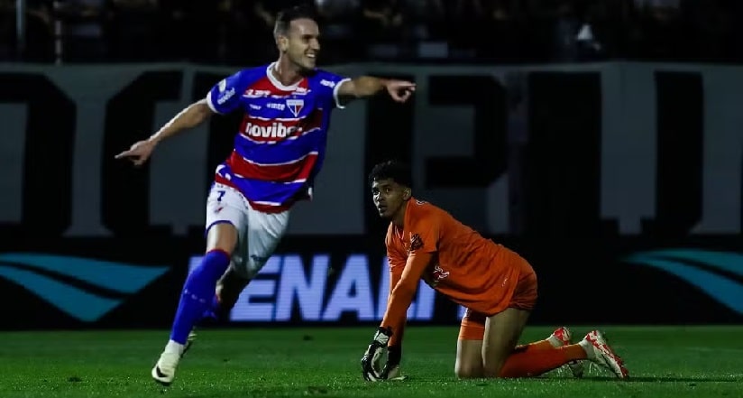 Futebol: Fortaleza bate o Bragantino e assume a liderança do Brasileirão