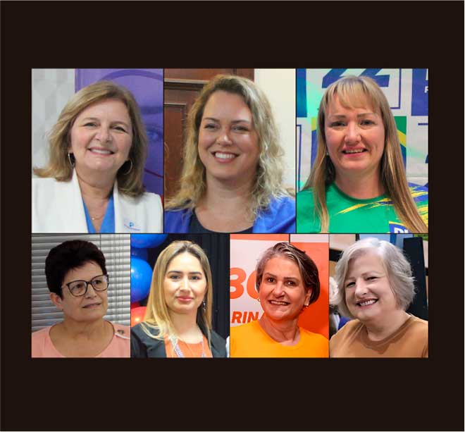 Mulheres integram sete chapas majoritárias em quatro cidades da região