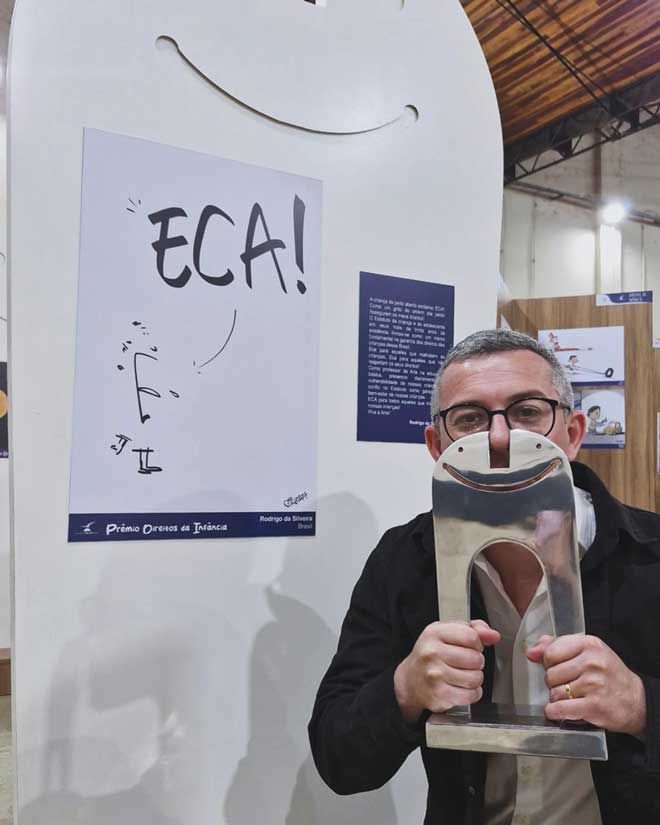 Artista de Guaramirim é um dos vencedores do 51º Salão Internacional de Humor 