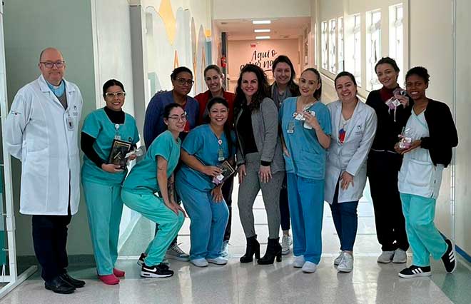 Hospital Jaraguá promoveu ações pelo fim da violência contra a mulher