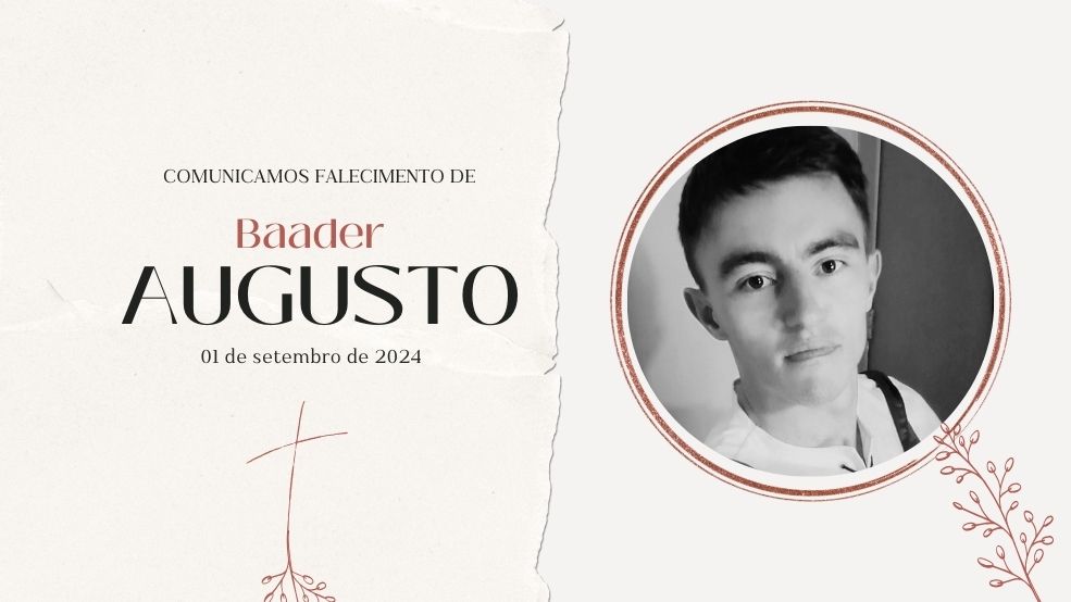 Comunicamos o falecimento de Augusto Baader