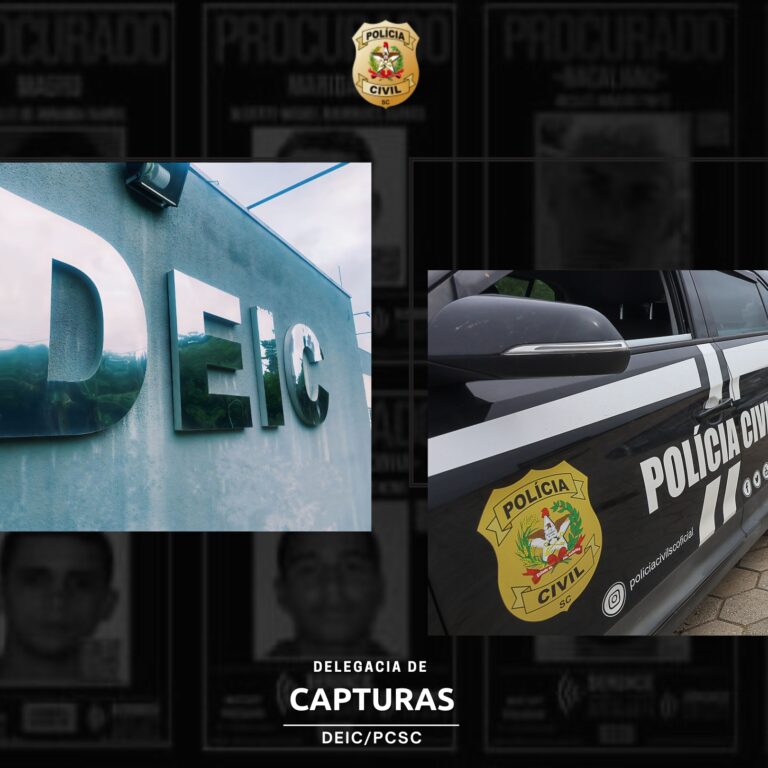 Polícia Civil prende um dos criminosos mais procurados de Santa Catarina; criminoso foi capturado no litoral de São Paulo