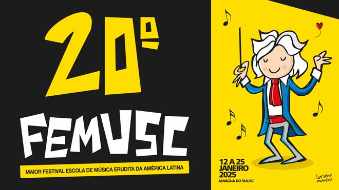 Criador da nova identidade visual do Femusc detalha a marca