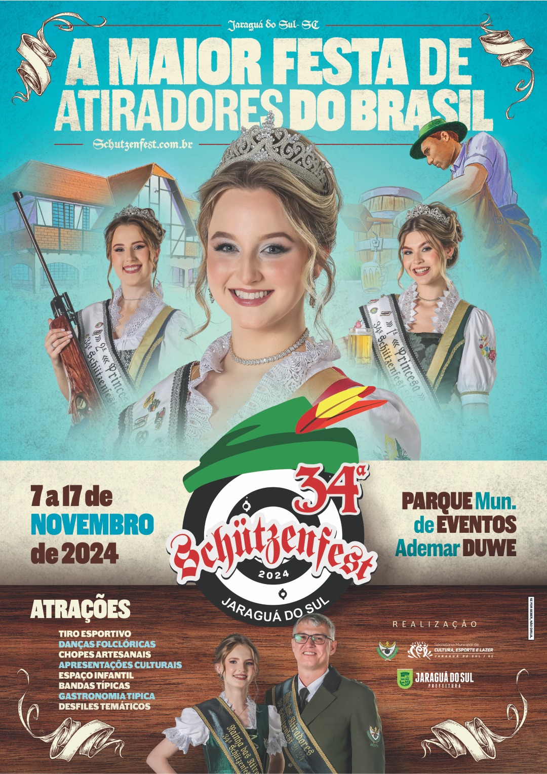 Schützenfest: Começa à zero hora de sábado (2) a locação de camarotes