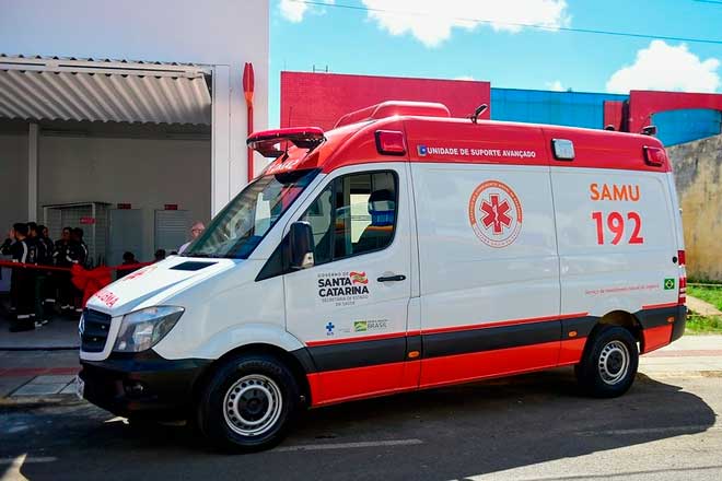 SAMU confirma ambulâncias para Jaraguá do Sul e Guaramirim