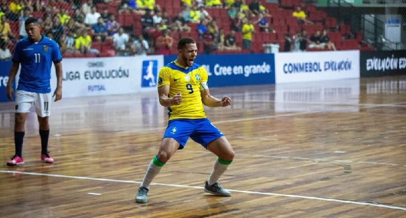 Futsal: Brasil estreia na Liga Evolução com goleadas em Fortaleza