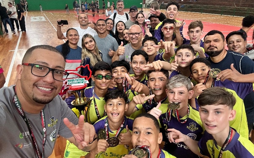 Futsal: CEEJ/Secel é campeão inédito do estadual sub-13 em Santa Catarina