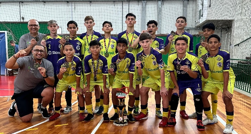 Futsal: CEEJ/Secel é campeão inédito do estadual sub-13 em Santa Catarina