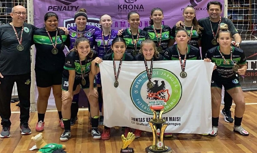 Futsal: Time jaraguaense conquista o estadual sub-16