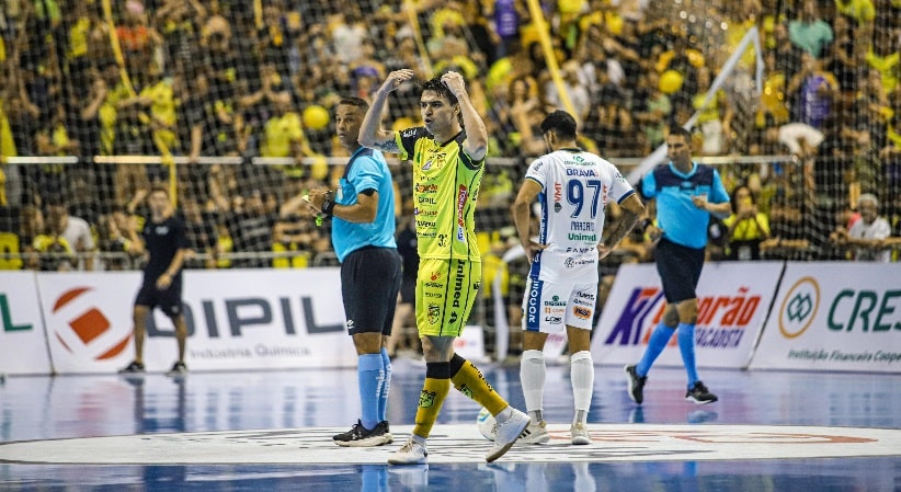 Futsal: Jaraguá goleia o Joaçaba pela volta da semifinal na Série Ouro
